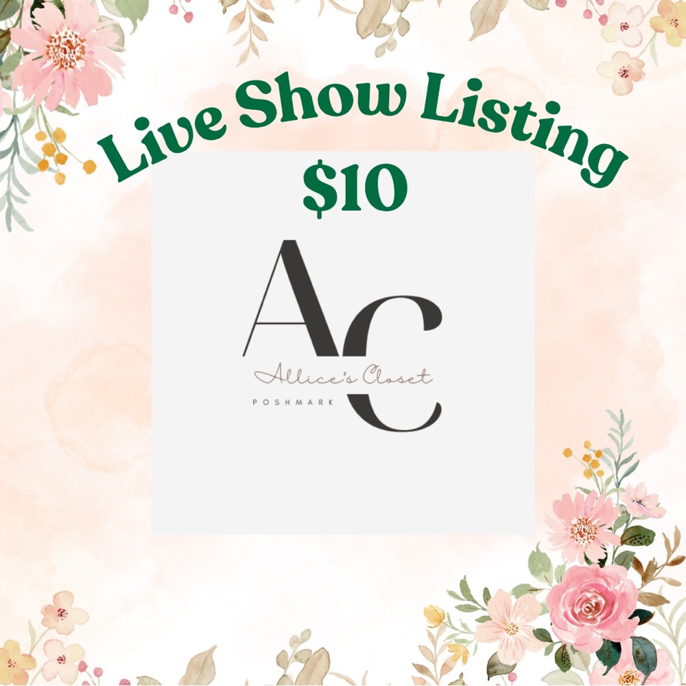 $10 Live Show Listing
